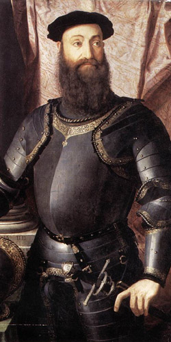 ステファノ4世・コロンナ中将の肖像（部分）