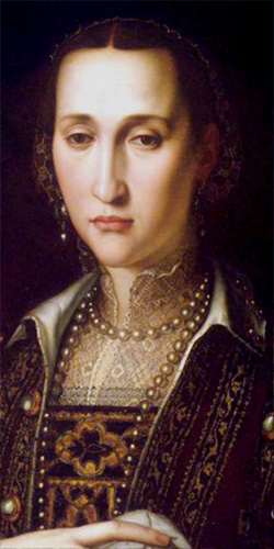 エレオノーラ･ディ･トレドの肖像（部分）