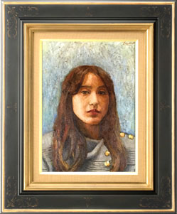岩手の女性の肖像画
