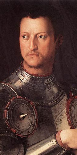 コジモ1世・デ・メディチの肖像（部分）