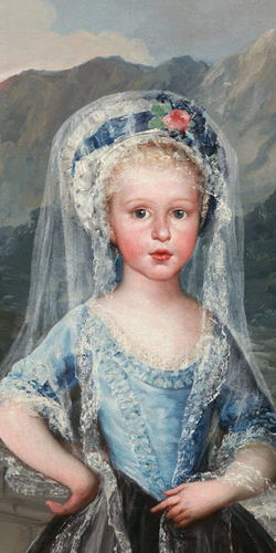 マリア･テレサ・ホセファ 3才の肖像画