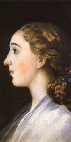 母 マリア･テレサ･デ･バリャブリーガ・イ・ロサスの肖像画