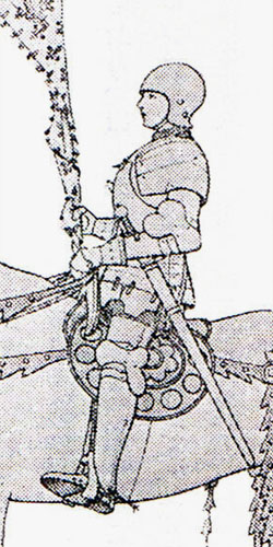 〈参考図2〉A・アルマン著「ジャンヌ・ダルク　服装と武装」（1929年）より